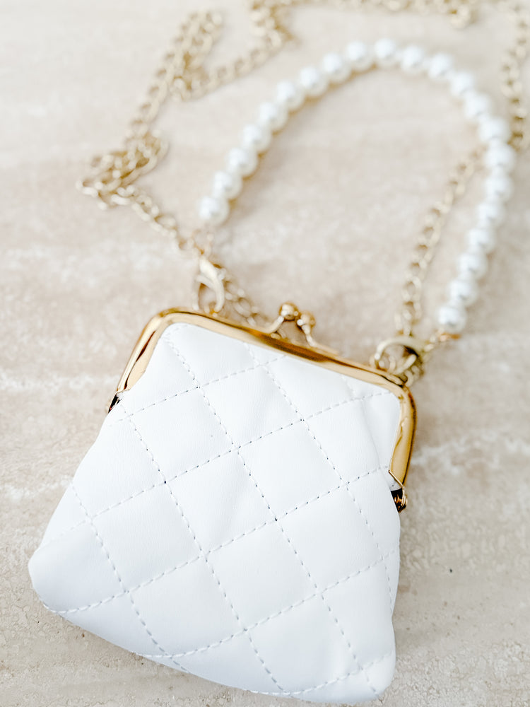 Charming Kiss Lock Wristlet/Crossbody Bag for Children or Ladies