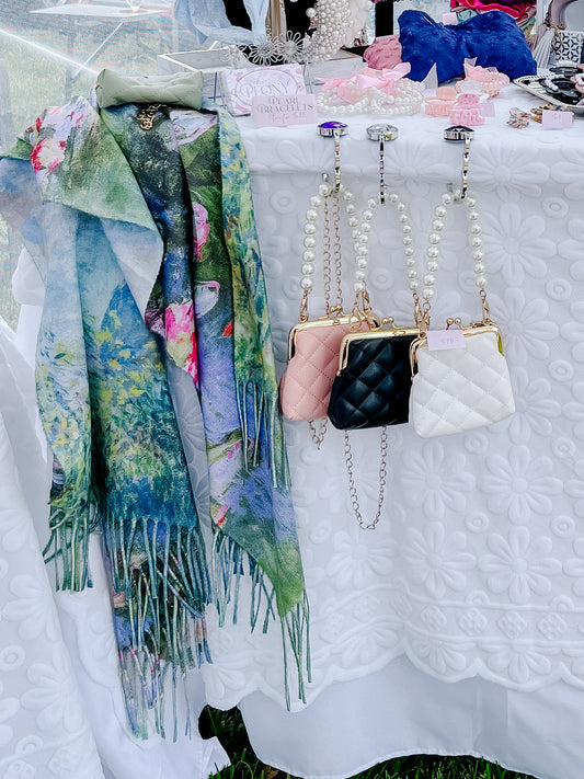 Charming Kiss Lock Wristlet/Crossbody Bag for Children or Ladies