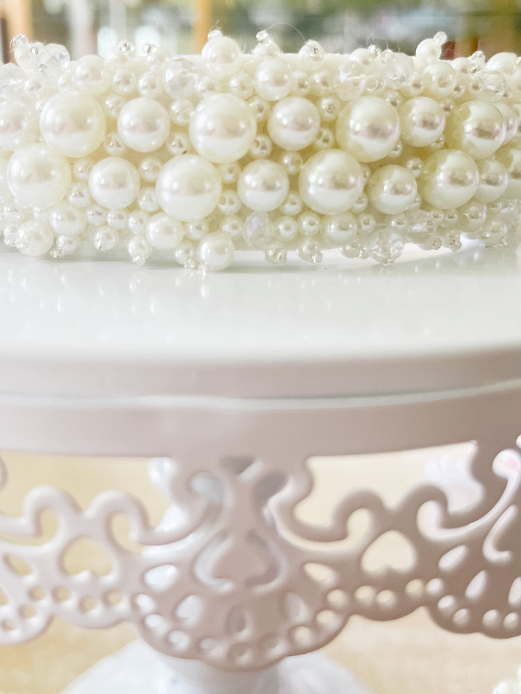 Pearl & Rhinestone Headband
