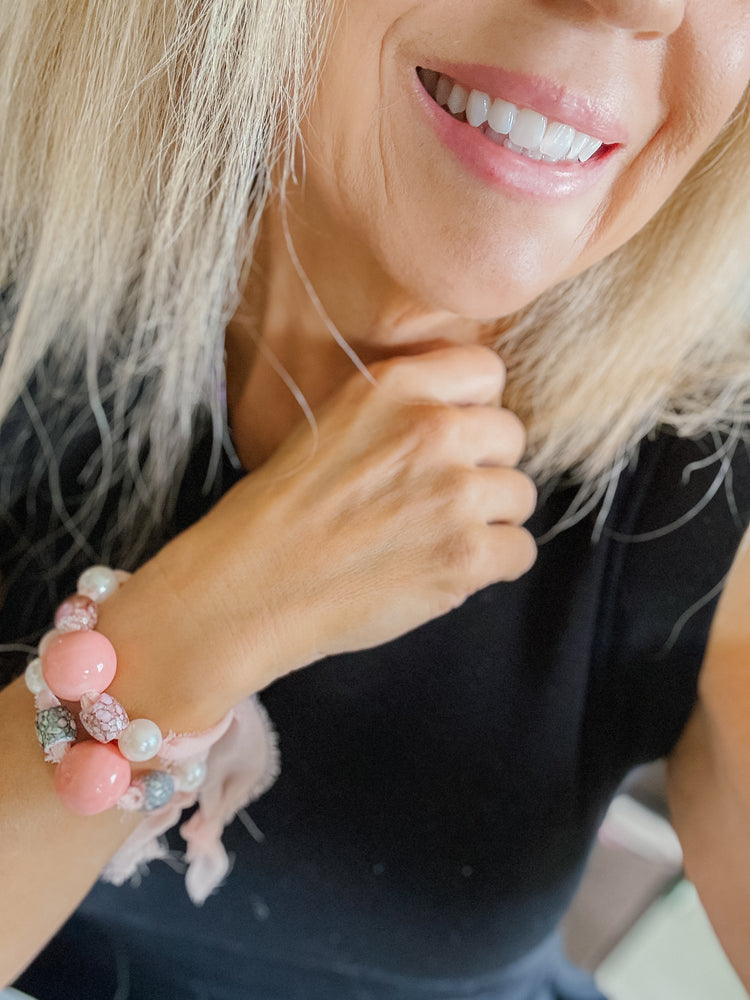 The Rosé Chiffon Bracelet