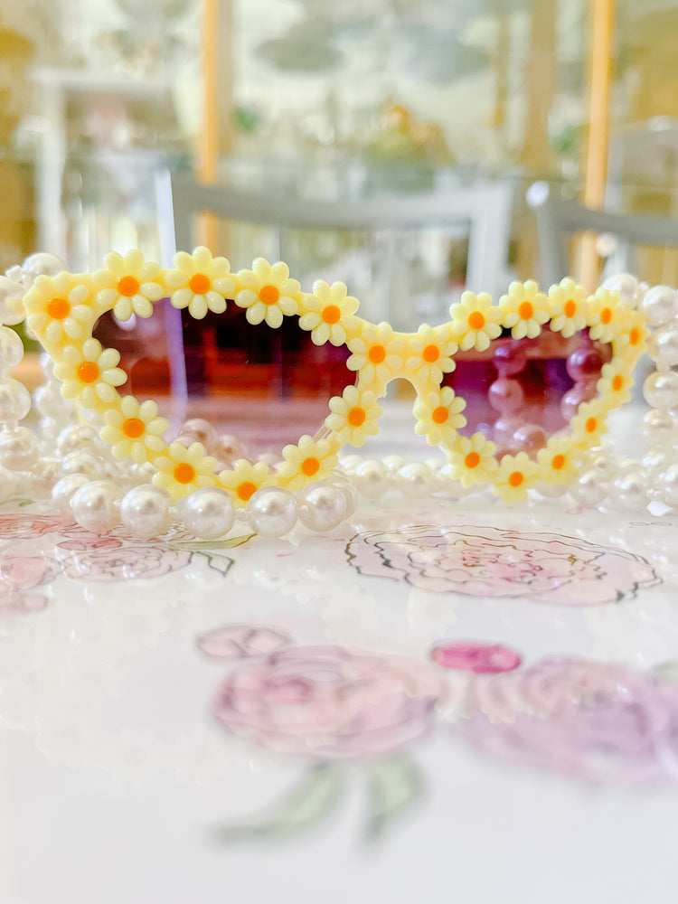 Floral Cat Eye Sunnies for Kids