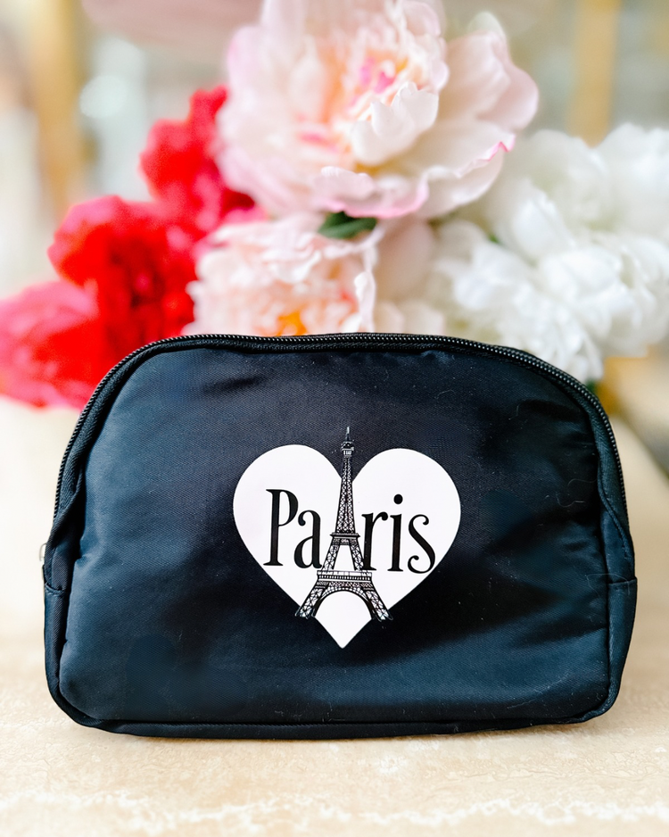 The Pink Heart Paris Belt Bag
