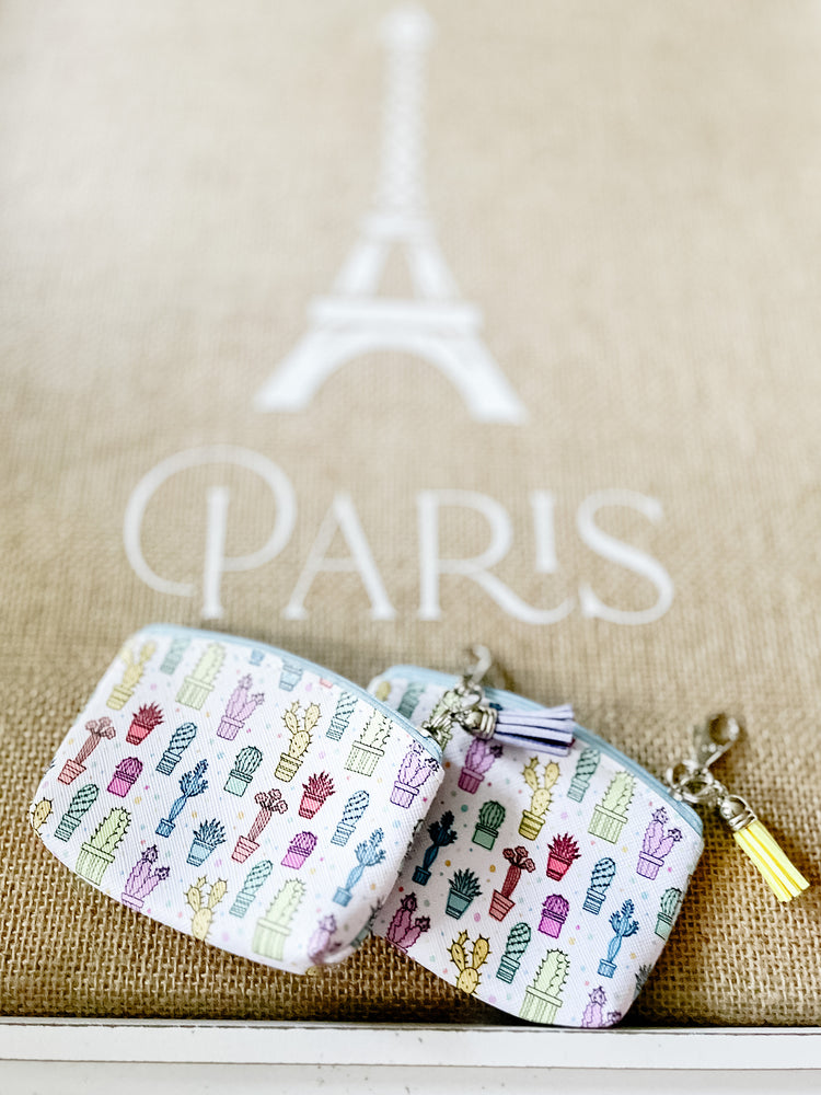 Southwest Zipper Bag with Clip & Tassel