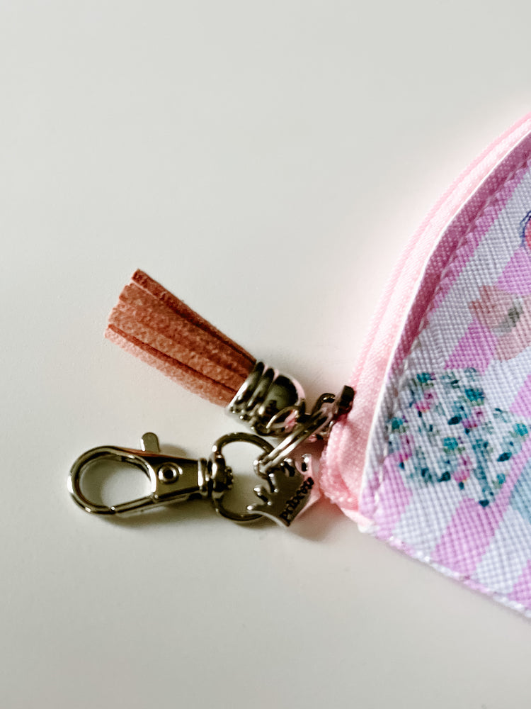 Make it Lovely Zipper Bag with Clip & Tassel