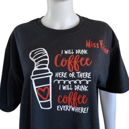 Black Dr Seuss teacher t-shirt.