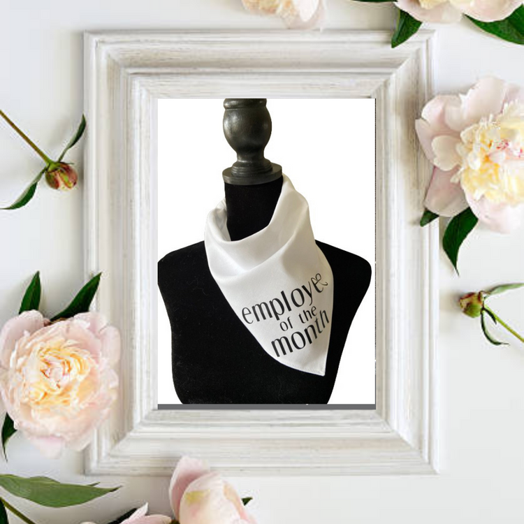 Handmade Employee of the Month Pet Bandana
