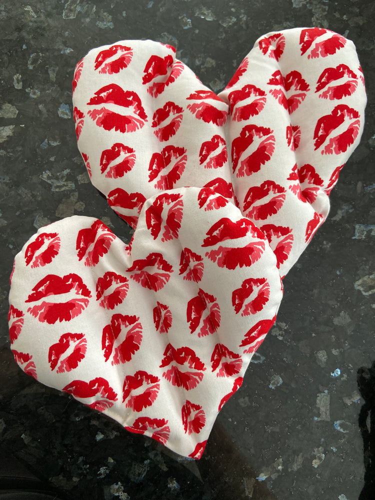Handmade Heart Shaped Lavender Hot/Cold Pack in Small or Large