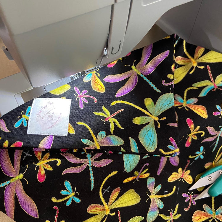 Dragonfly Lavender Hot/Cold Pack in Small, Large, Rectangular or C-Shape/Neck Style