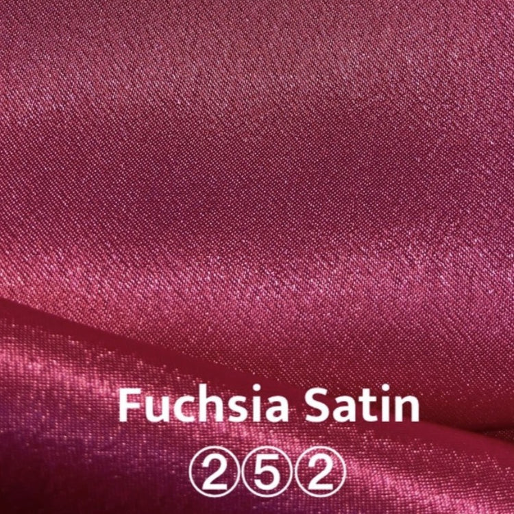 Fuchsia satin fabric 
