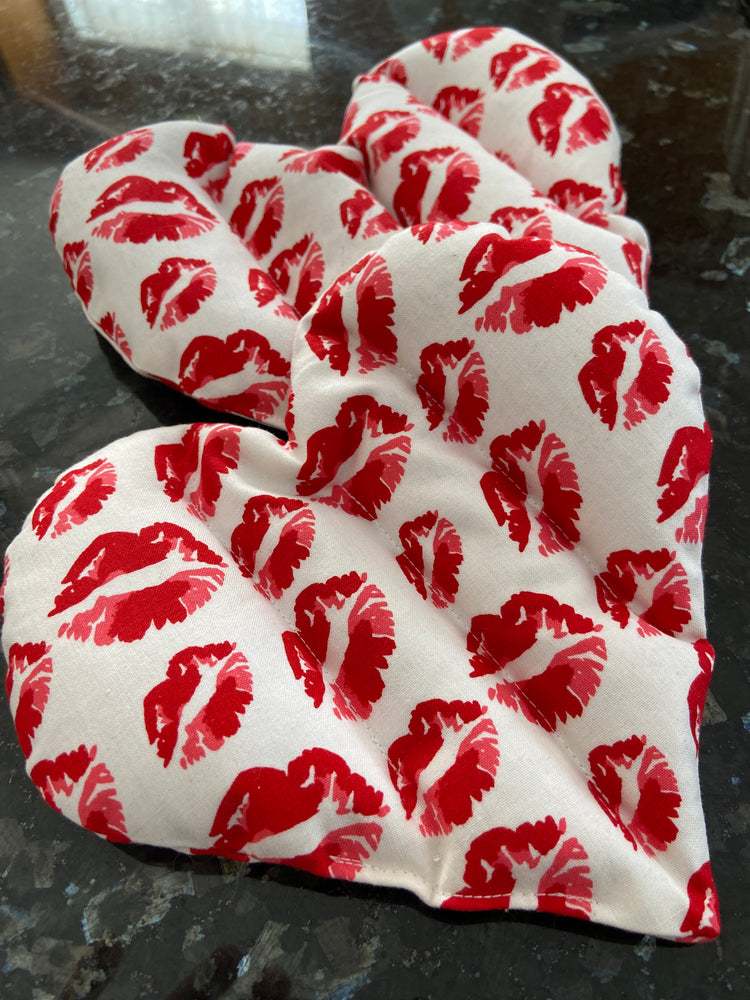 Handmade Heart Shaped Lavender Hot/Cold Pack in Small or Large