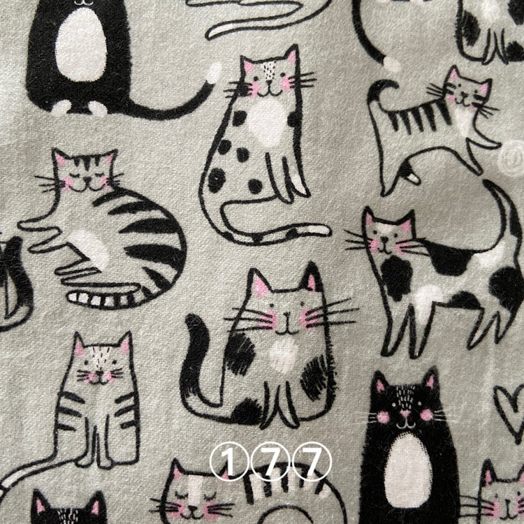 Small/Large, Rectangular or C-Shape/Neck Style Lavender Hot/Cold Pack Featuring Kitty Prints