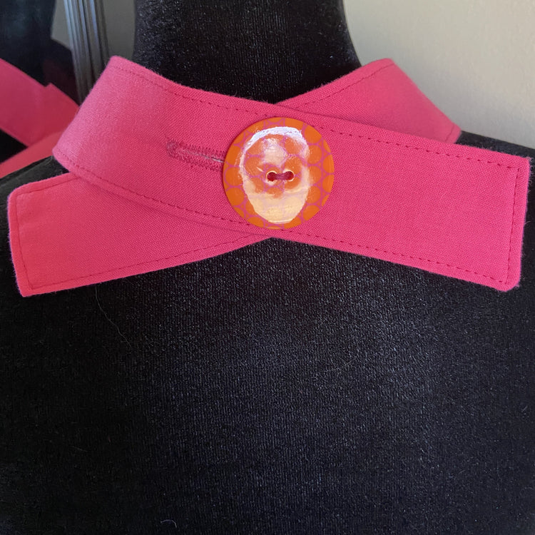Beautiful handmade pink apron