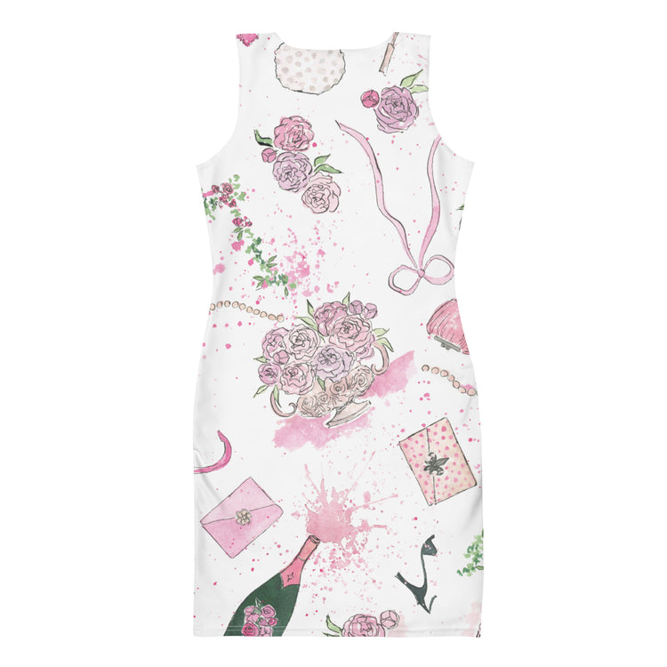 Chic Peony French Inspired Dress