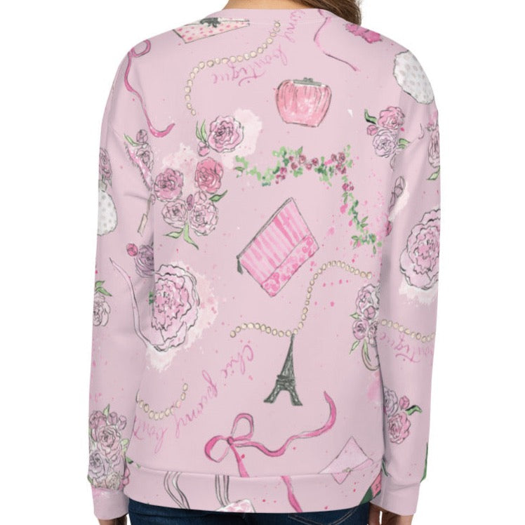 Chic Peony Unisex Sweatshirt