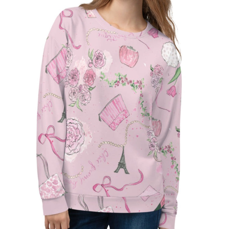 Chic Peony Unisex Sweatshirt