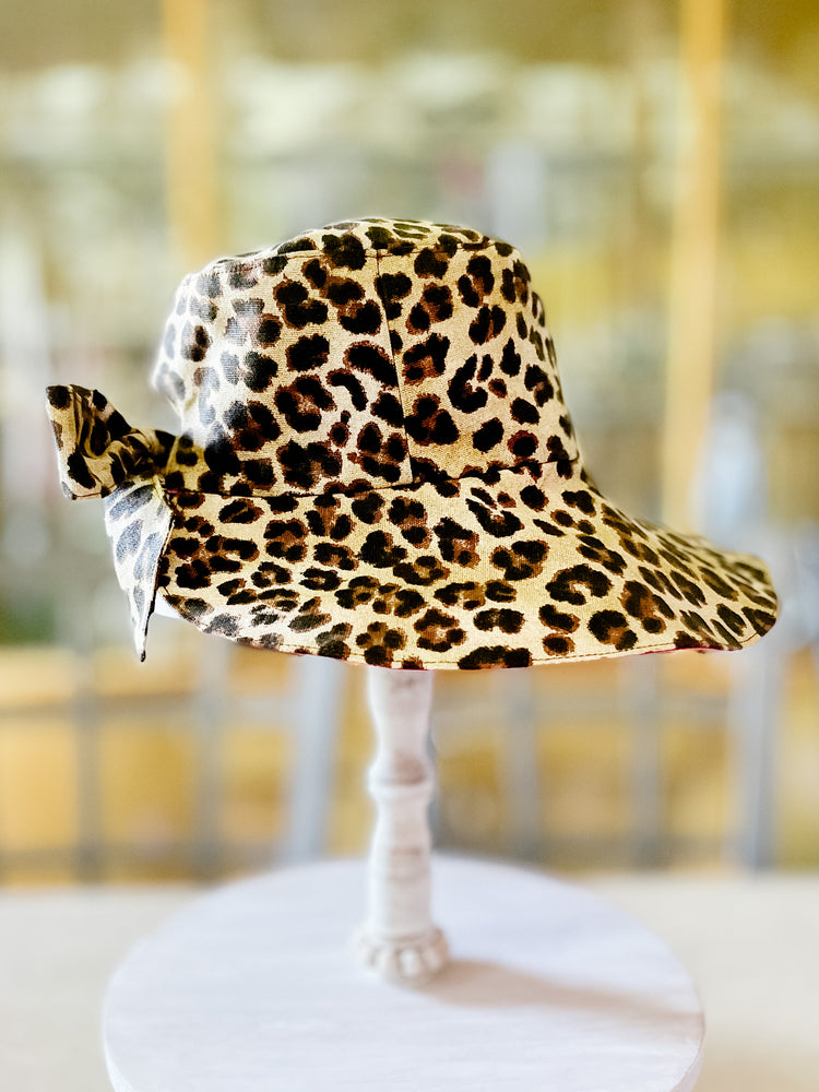 Chic Leopard Floppy Sun Hat