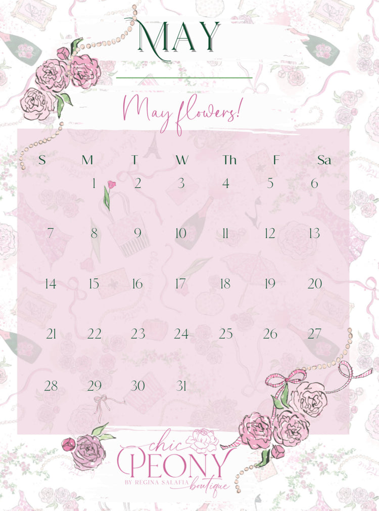 2023 Mini Desk Calendar Holiday Digital Download Printable