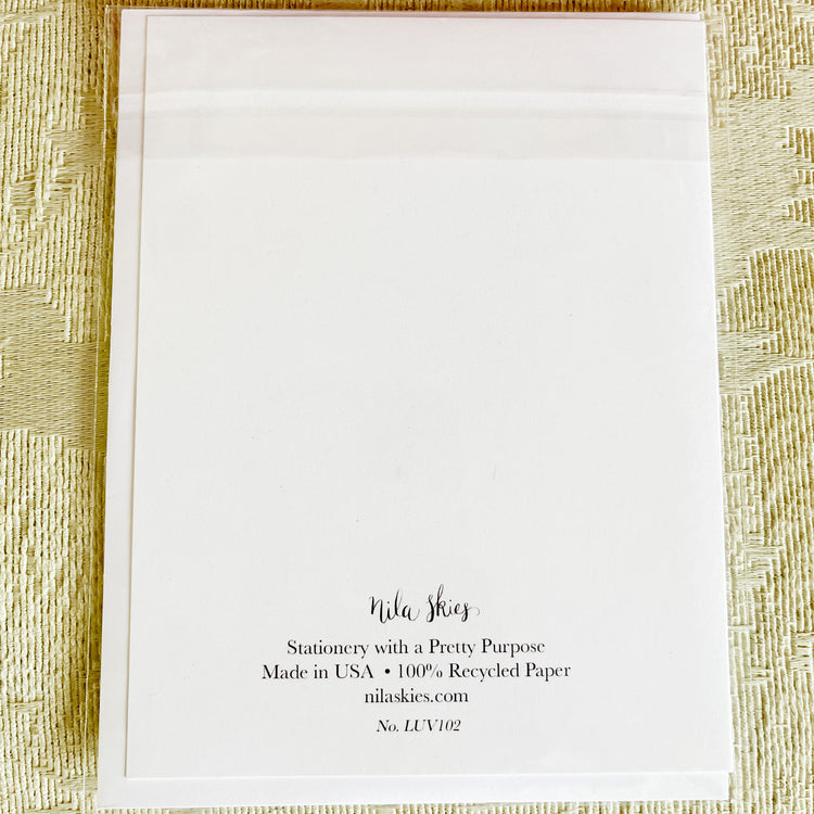 Peony Greeting Card