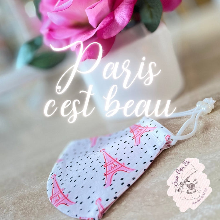 Pretty in Paris Handmade Mask