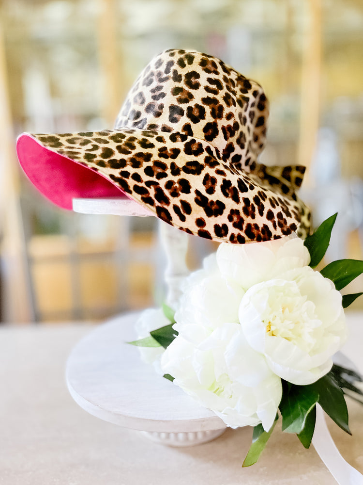 Chic Leopard Floppy Sun Hat