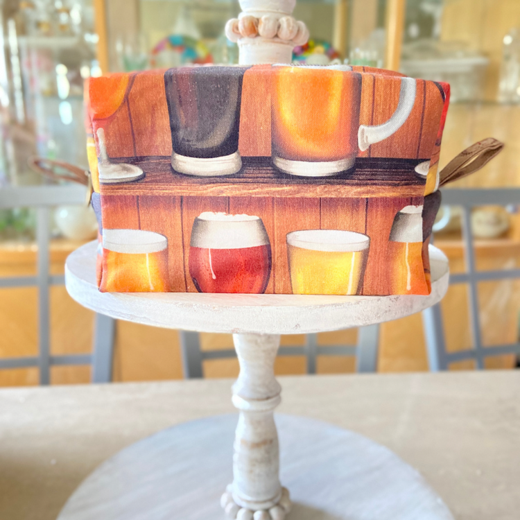 craft beer toiletry/cosmetic bag