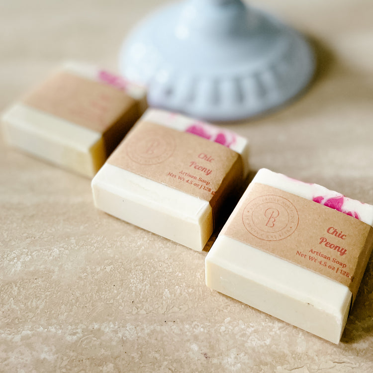 Chic Peony Scented Artisan Soap