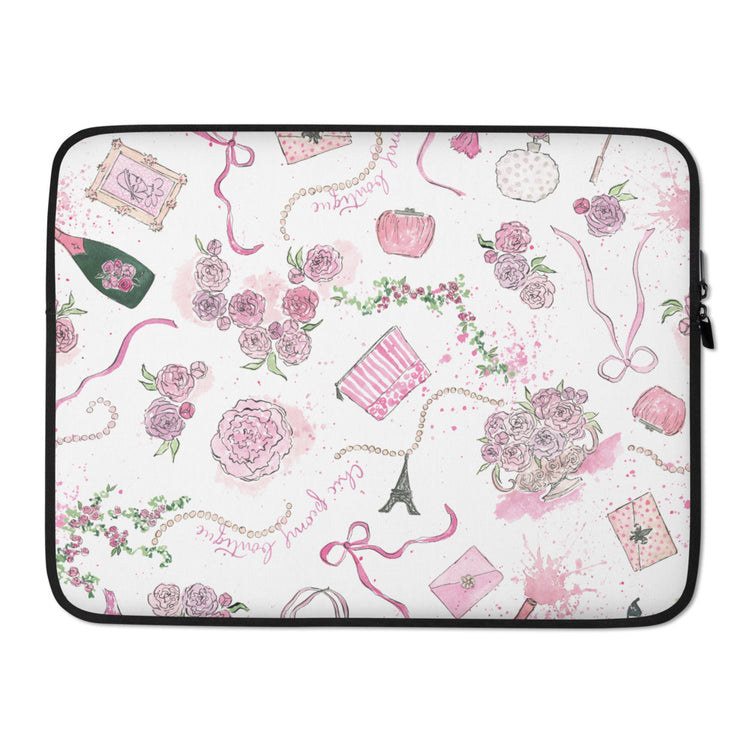 Chic Peony Laptop Sleeve