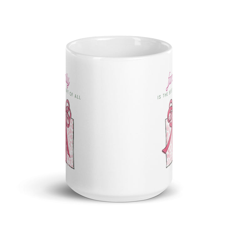 Chic Peony Family is a Gift Holiday Mug