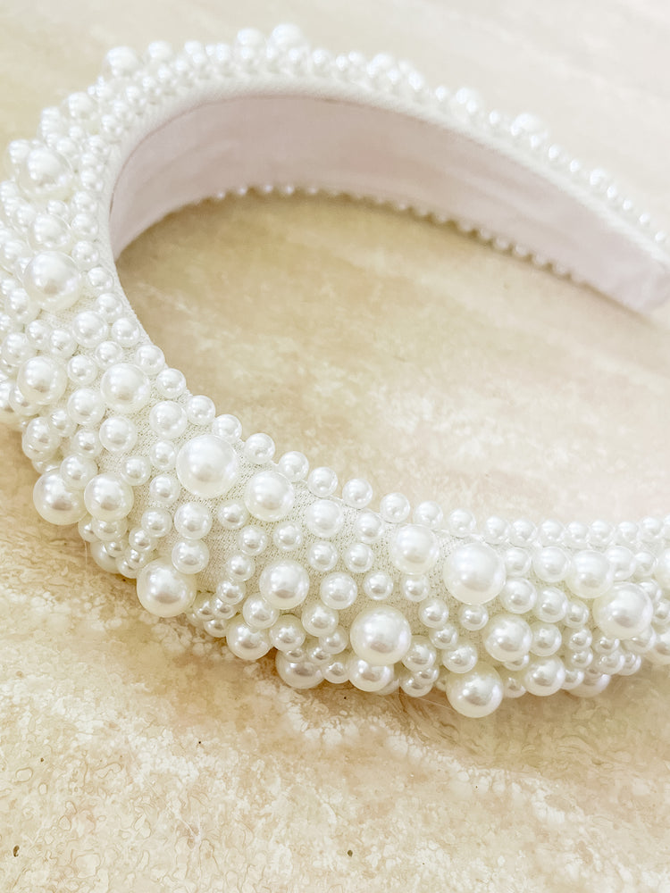 Studded Pearl Headband