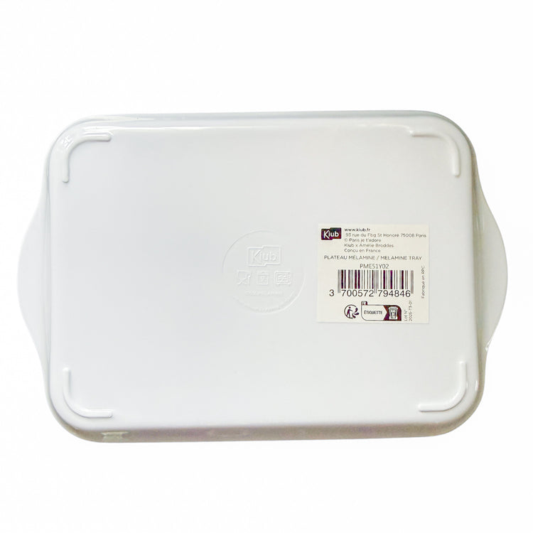 Paris Picnic Melamine Tray – Eiffel Tower Decorative Tray – French Seine River Trinket Tray