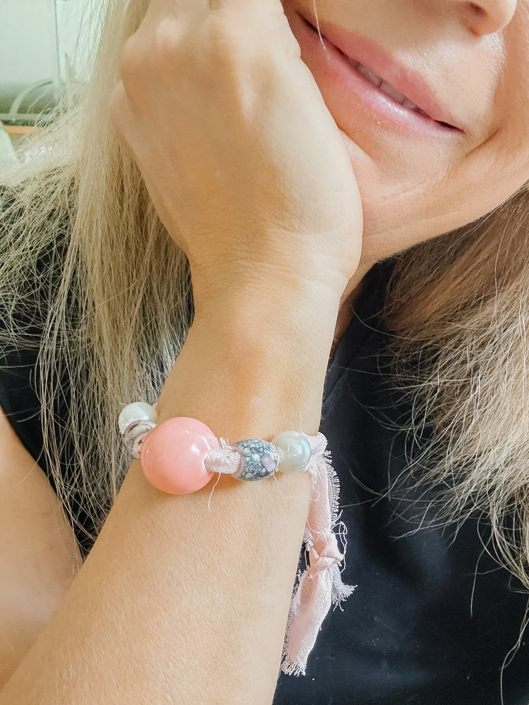 The Rosé Chiffon Bracelet