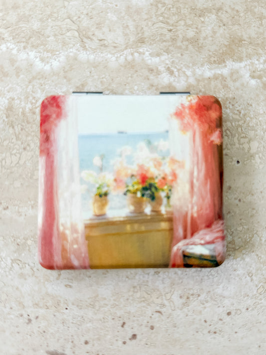 Parisian Summer Pocket Mirror