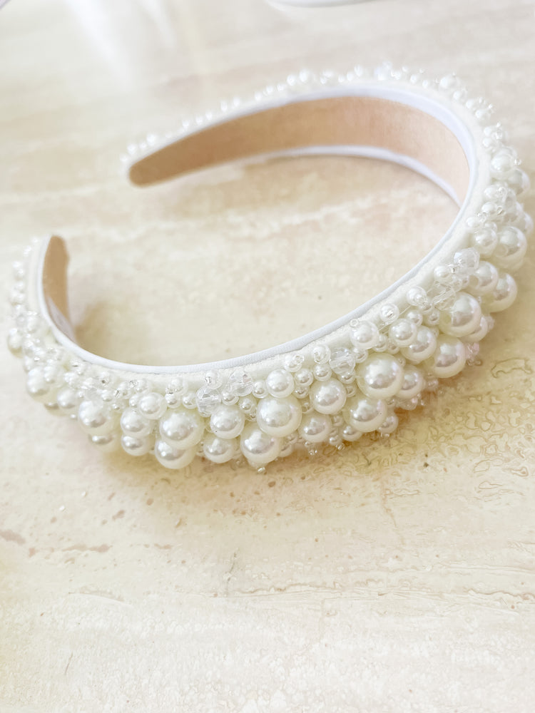 Pearl & Rhinestone Headband