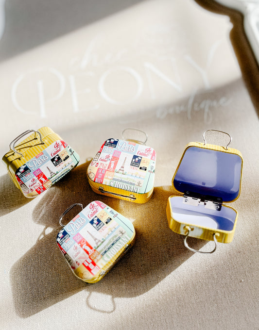 Paris Themed Mini Trinket Boxes