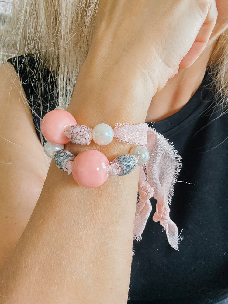 The Rosé Chiffon Bracelet
