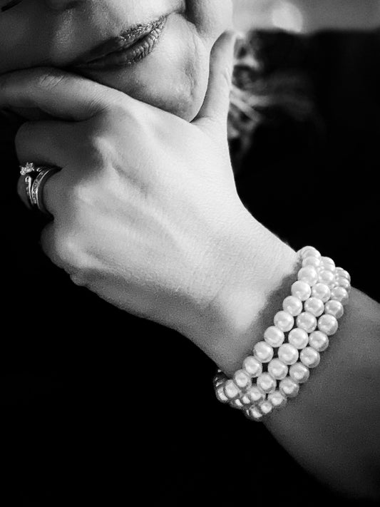 Bridal Party Perfect Handmade Pearl Stretch Bracelets