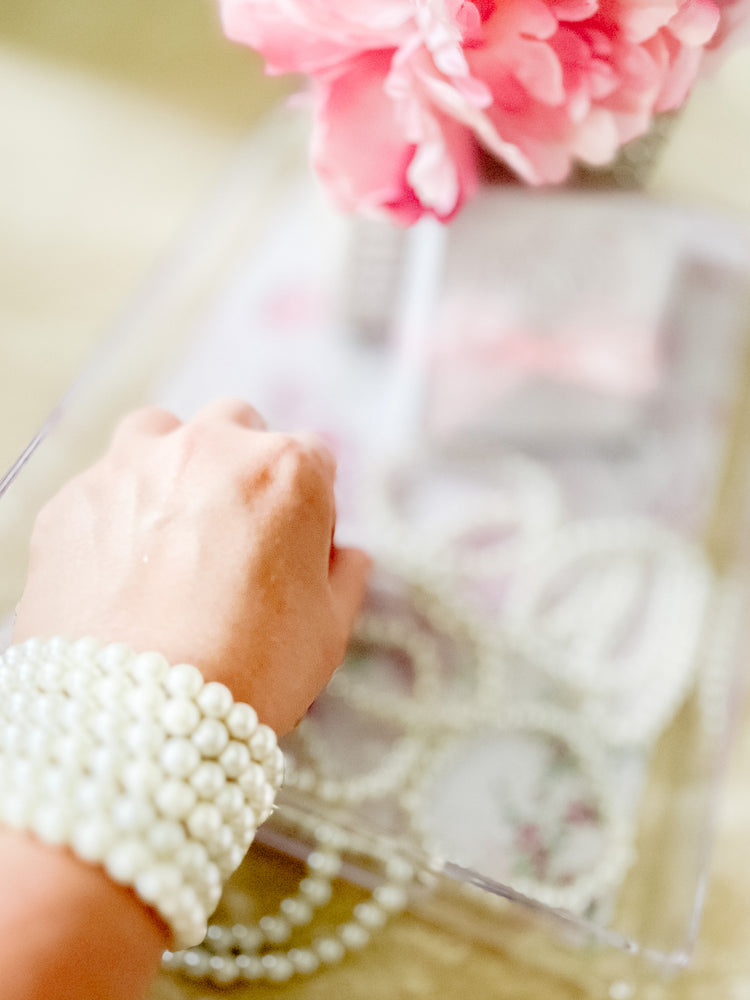 Bridal Party Perfect Handmade Pearl Stretch Bracelets