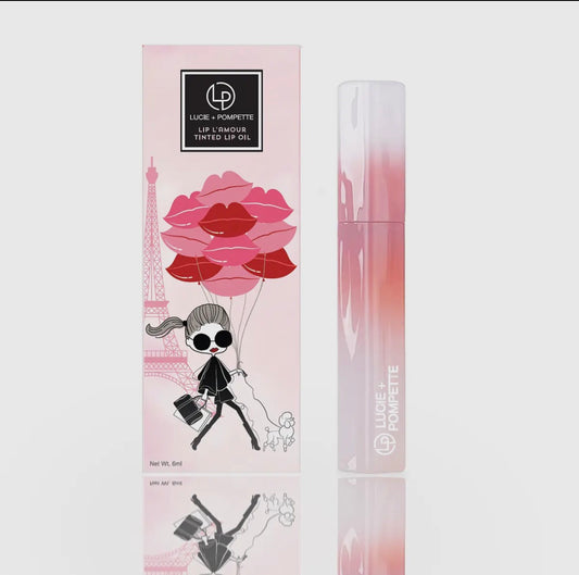 Lip L’amour Tinted Lip Oil - Le Couer (Hint of Coral) by Lucie + Pompette