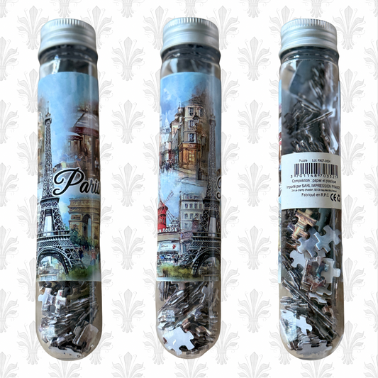 Mini Paris Puzzle in Test Tube – Imported from France