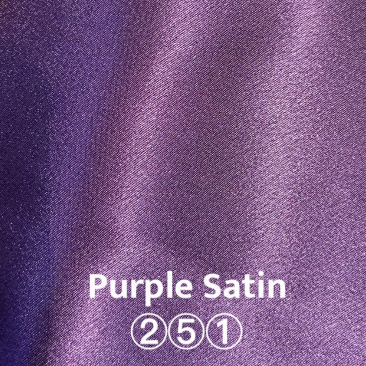 Purple satin fabric