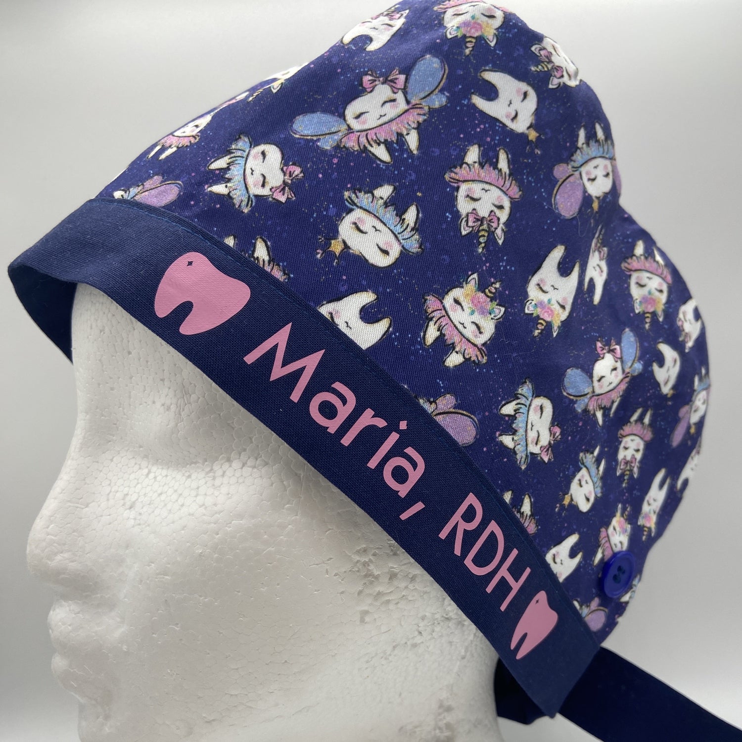 Personalized scrub cap