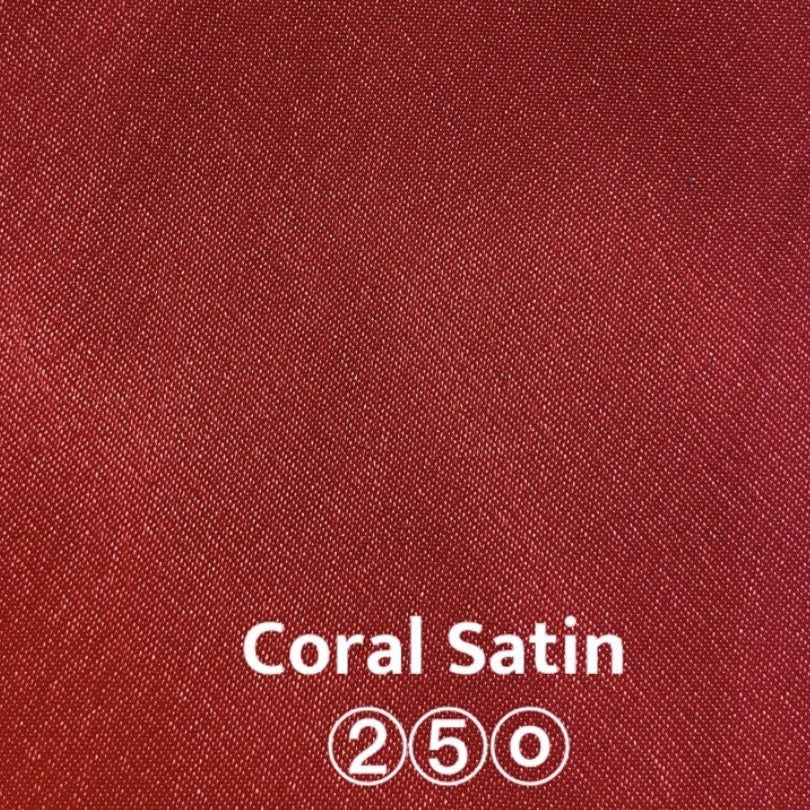 Coral satin