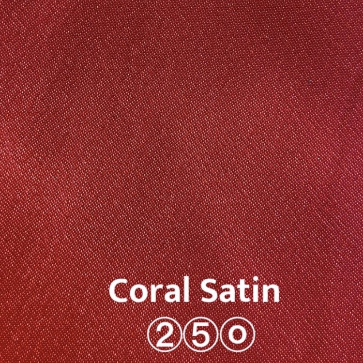 Coral satin
