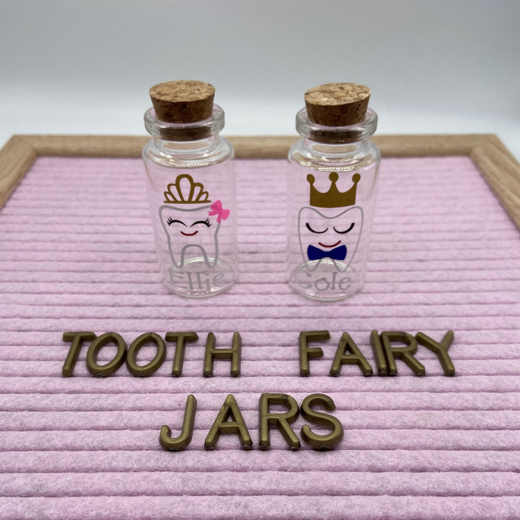 Personalized Tooth Fairy Jars