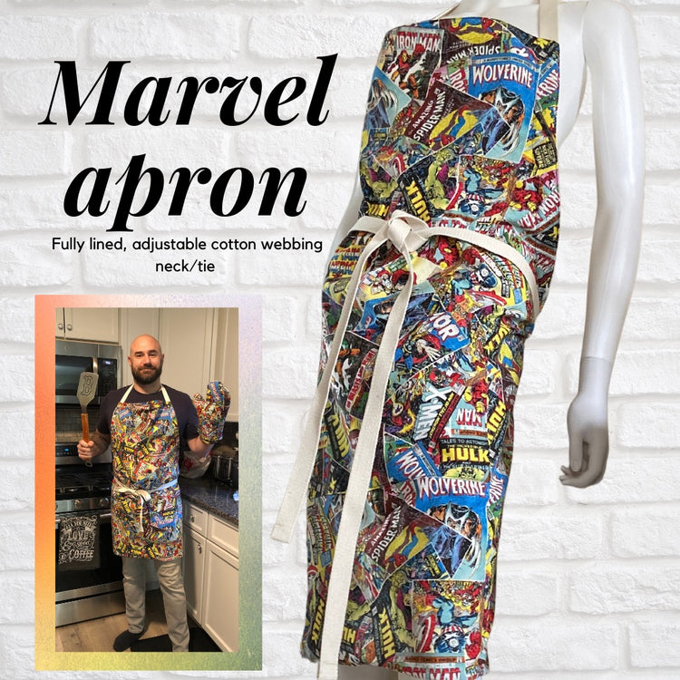 Marvel men’s apron