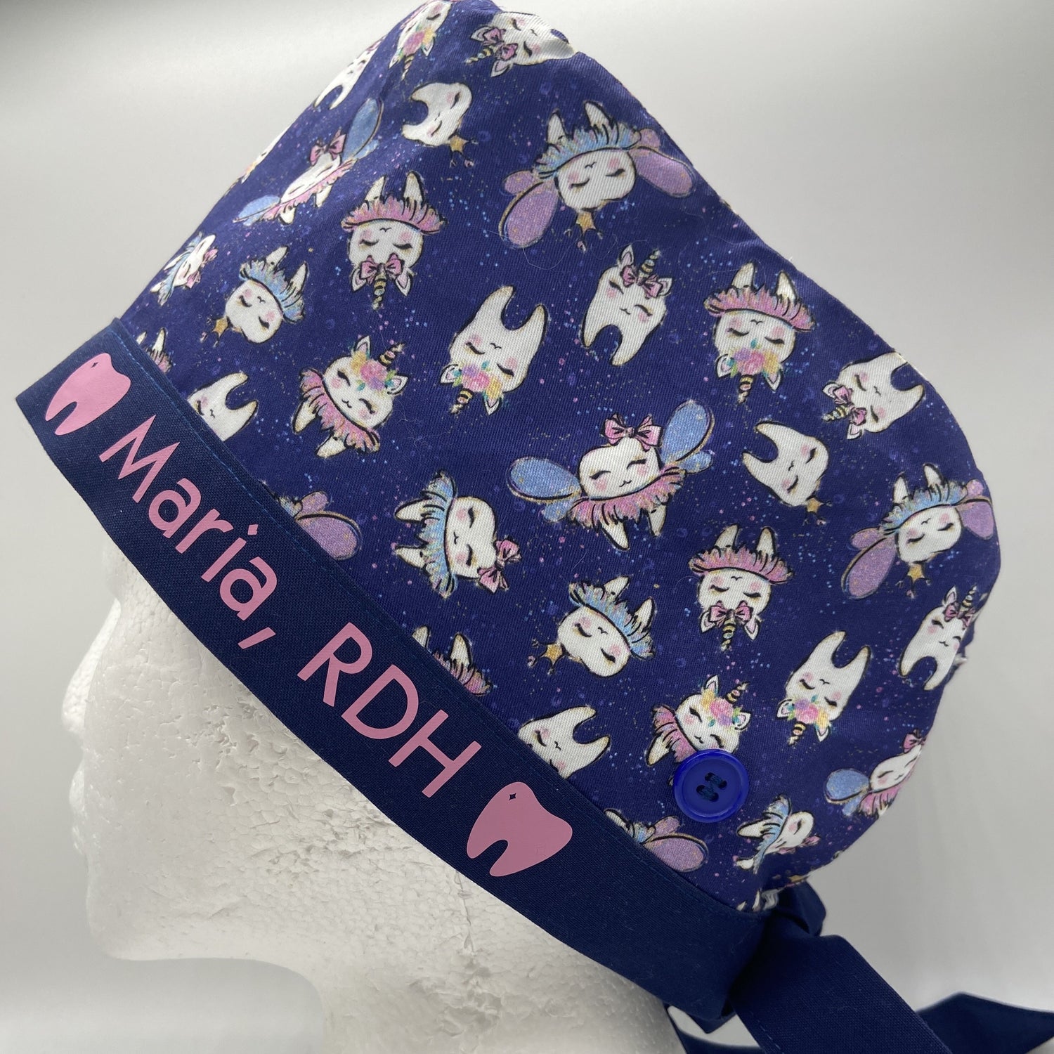 Personalized scrub cap