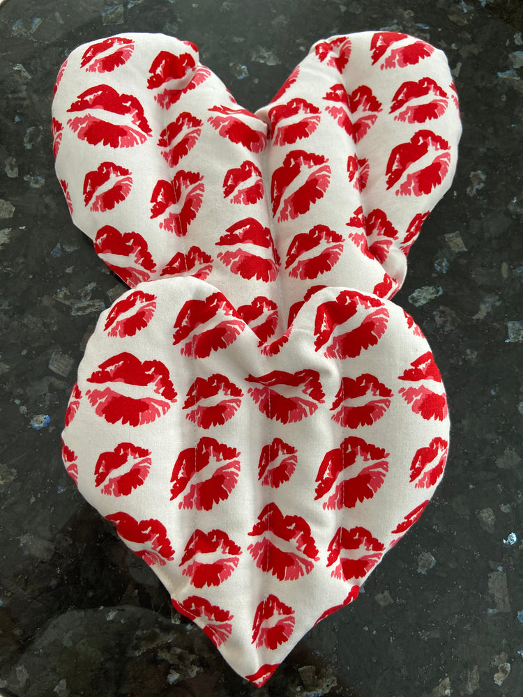 Handmade Heart Shaped Lavender Hot/Cold Pack in Small or Large