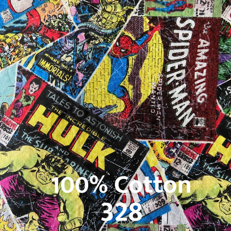 Marvel comic fabric