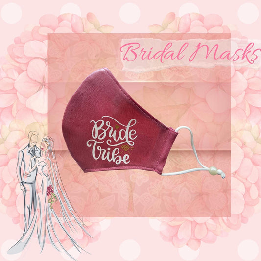 Bride Tribe handmade bridal masks