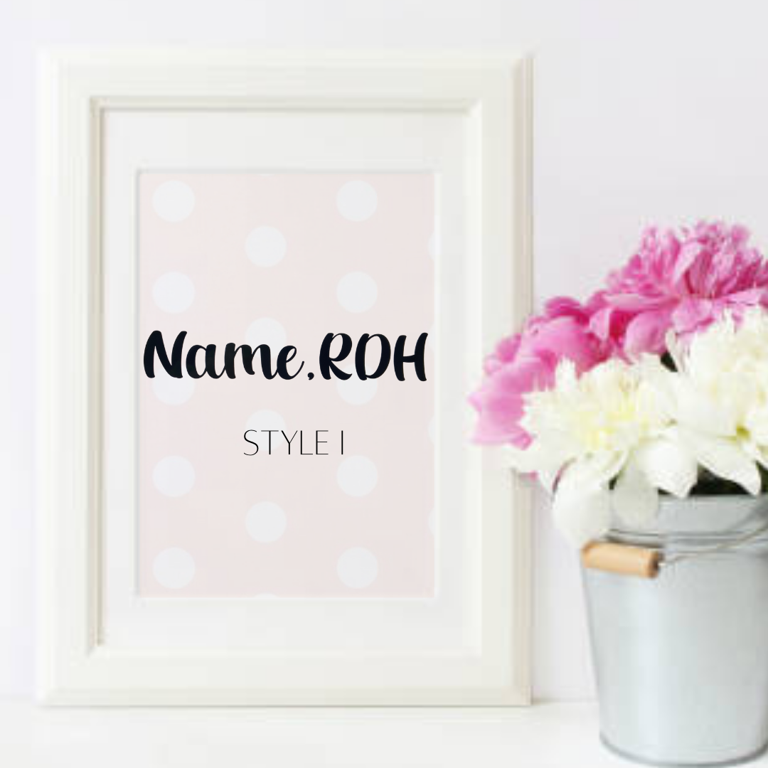 Font personalization option